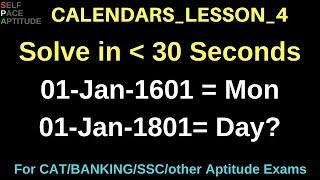 CALENDARSLESSON 4COUNTING ODD DAYS IN 100200400 YEARS [upl. by Godfry]