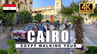 🇪🇬 Cairo Walking Tour  Discover the Hidden Gem of Heliopolis Cairo Egypt  4K HD 60fps [upl. by Soren]