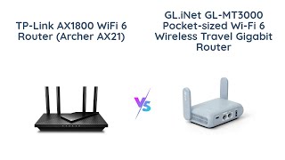 TPLink AX1800 WiFi 6 Router vs GLiNet GLMT3000  Comparison amp Review 👍🔥 [upl. by Astri857]