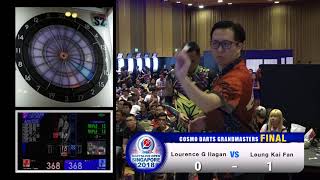 DARTSLIVE OPEN 2018 SINGAPORECOSMO DARTS GRANDMASTERS FINAL [upl. by Novaat]