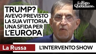 L’intervento show di La Russa “Vittoria Trump io l’avevo prevista Una sfida per lEuropa” [upl. by Lewse]