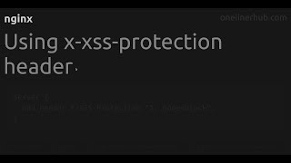 How to enable XSS Protection on Apache Webserver [upl. by Torruella]