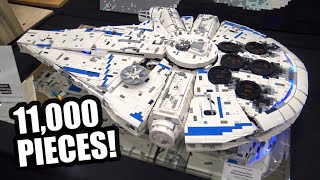 LEGO Kessel Run Millennium Falcon with Full Interior amp Lights [upl. by Airaet]