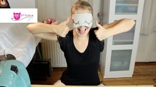 Schlafmaske nähen  DIY Eule [upl. by Nywroc]