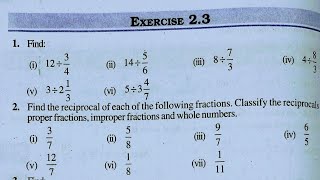 Class 7th maths l Exercise 23 l Chapter 2 l Fraction and decimal l NCERT l Solution l Carb Academy [upl. by Allsun]