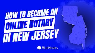 How to Become an Online Notary in New Jersey [upl. by Justus]