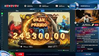 Epic Reaction to a Big Win on Dragons Domain  Santutu Stake Casino [upl. by Frodin]