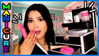 Tu BFF 💅 te HACE LAS UÑAS que te arruinaron en tu BODA 😱 Manicure REAL I Ges ASMR [upl. by Orsola609]