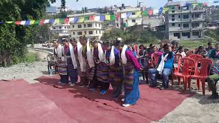 The mother group sang a welcome song at bhote gompa gokorneswor ktm14kartik2081 [upl. by Lenna]