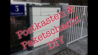 Postkasten amp Paketschacht  DIY [upl. by Bertasi274]