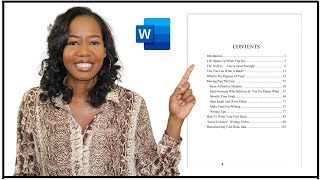 How To Create A Table Of Contents In Microsoft Word [upl. by Ynatsyd]