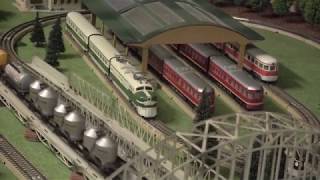 Marklin 800 serie vintage layout [upl. by Surbeck452]