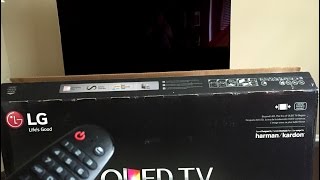 Unboxing LG OLED TV 4K Smart 3D OLED LG 55quot 4K Ultra HD 2016 55EF9500 Review [upl. by Siroved]