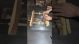 Making Process Of Wooden Watch Box jdshandicrafts trending shorts [upl. by Biebel]