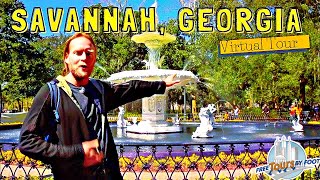 Savannah Georgia Tour  A Walk through a Southern Gem [upl. by Noimad]