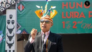 SPEECH OF ALFRED KANNGAM ARTHUR AT HUNGPUNG LUIRA PHANIT 2024 [upl. by Sabanrab]