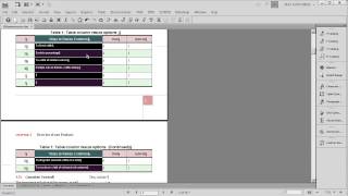 FrameMaker and Word Multipage Tables HeaderFooter rows [upl. by Nnoved]