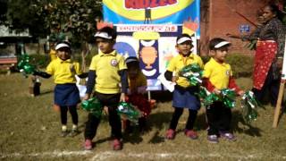 Pom pom Dance by kidzians on Annual Sports Day  Kidzee NIT1fbd [upl. by Lancelot768]