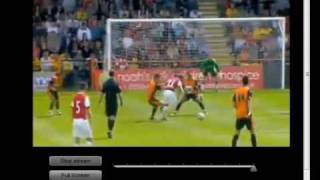 Arsenal Vs Barnet 1st Half Goals 1772010 [upl. by Hafital]