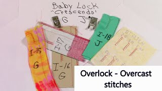 How To Do Overlock and Overcast Stitch On Sewing Machine [upl. by Manaker309]