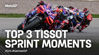 Top 3 TissotSprint Moments 🏁  2024 GermanGP [upl. by Annez709]