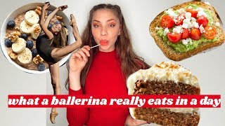 what a ballerina really eats in a day [upl. by Abner]