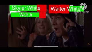 Skyler and Walt Jr vs Walter with healthbars [upl. by Koffman]