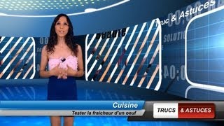 Trucs et astuces  Tester la fraicheur dun oeuf [upl. by Mor568]