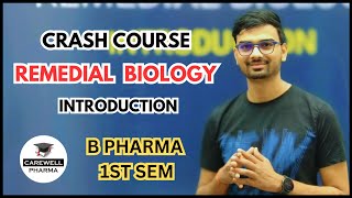 Remedial Biology  Introduction  Syllabus  Notes  Lectures  Carewell Pharma [upl. by Nachison]