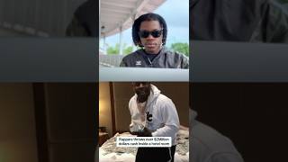 Blac Youngsta Drenches Hotel Room in 2 Million Cash [upl. by Nref174]