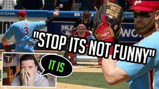 I put Bryce Harper at pitcher against a Nationals Fan MLB The Show 19 [upl. by Saunder]