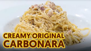 Creamy Original Carbonara [upl. by Nolahs990]