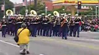 SFV Veterans Day Parade  USMC 1st Marine Div Band [upl. by Rimidalv195]