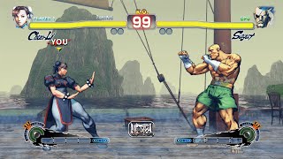 ChunLi vs Sagat Hardest Ultra Street Fighter IV [upl. by Pasol]