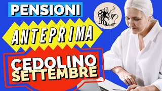 PENSIONI 👉 ANTEPRIMA CEDOLINO SETTEMBRE 🔎 RIMBORSI e TRATTENUTE 💰 ✅ [upl. by Aihsekin]