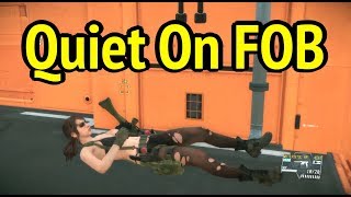 Play as Quiet on FOB in MGSV Phantom Pain Metal Gear Solid 5 [upl. by Resor650]