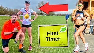 I took an elite runner to her first parkrun  Reading [upl. by Fagen]