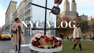 NEW YORK TRAVEL VLOG 2021  eating the best food autumn walks in Central Park amp lots of shopping [upl. by Odlareg841]