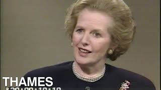 Margaret Thatcher interview  Conservative Party  British Prime Minister  1987 [upl. by Ginzburg]