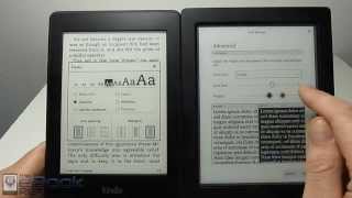 Kindle Paperwhite vs Kobo Aura H2O Comparison Review [upl. by Aydin355]