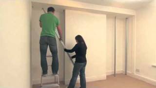 Installing Sliding Wardrobes  Alumé Interior SlidingWardrobeWorldcom [upl. by Bascio]