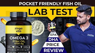 ZINGAVITA OMEGA 3 FISH OIL LAB TEST REPORT  PASS OR FAIL  review fitness gym health [upl. by Marl]