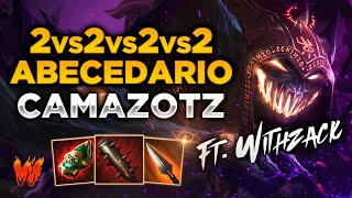 CAMAZOTZ COMO SE GANA ESTO ft WithZack  Warchi  Smite 2v2v2v2v2 S11 [upl. by Ellehcen]