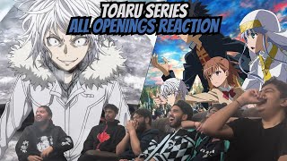 THIS IS SO UNDERRATED  Reacting To All Toaru Series Openings  TMC [upl. by Sidonia]