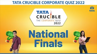 LIVE  Final  Grand Finale  Tata Crucible Corporate Quiz 2022 [upl. by Leandra]