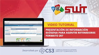 PRESENTACIÓN DE INFORMACIÓN EXÓGENA PARA AGENTES RETENEDORES EN EL PORTAL TRIBUTARIO [upl. by Pascha]