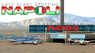 New Airlines 🇮🇹 Neos Airlines B787737 A330 321  Plane Spotting Napoli  The Uatc Mod Version [upl. by Eentruok]