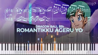 Dragon Ball Romantic Ageru Yo  Piano Tutorial [upl. by Frances]