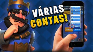 COMO TER VÁRIAS CONTAS NO MESMO DISPOSITIVO NO CLASH ROYALE Atualizado Pt 2 [upl. by Nnylatsyrk]