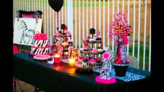 At home Zebra themed party decorations [upl. by Feltie]